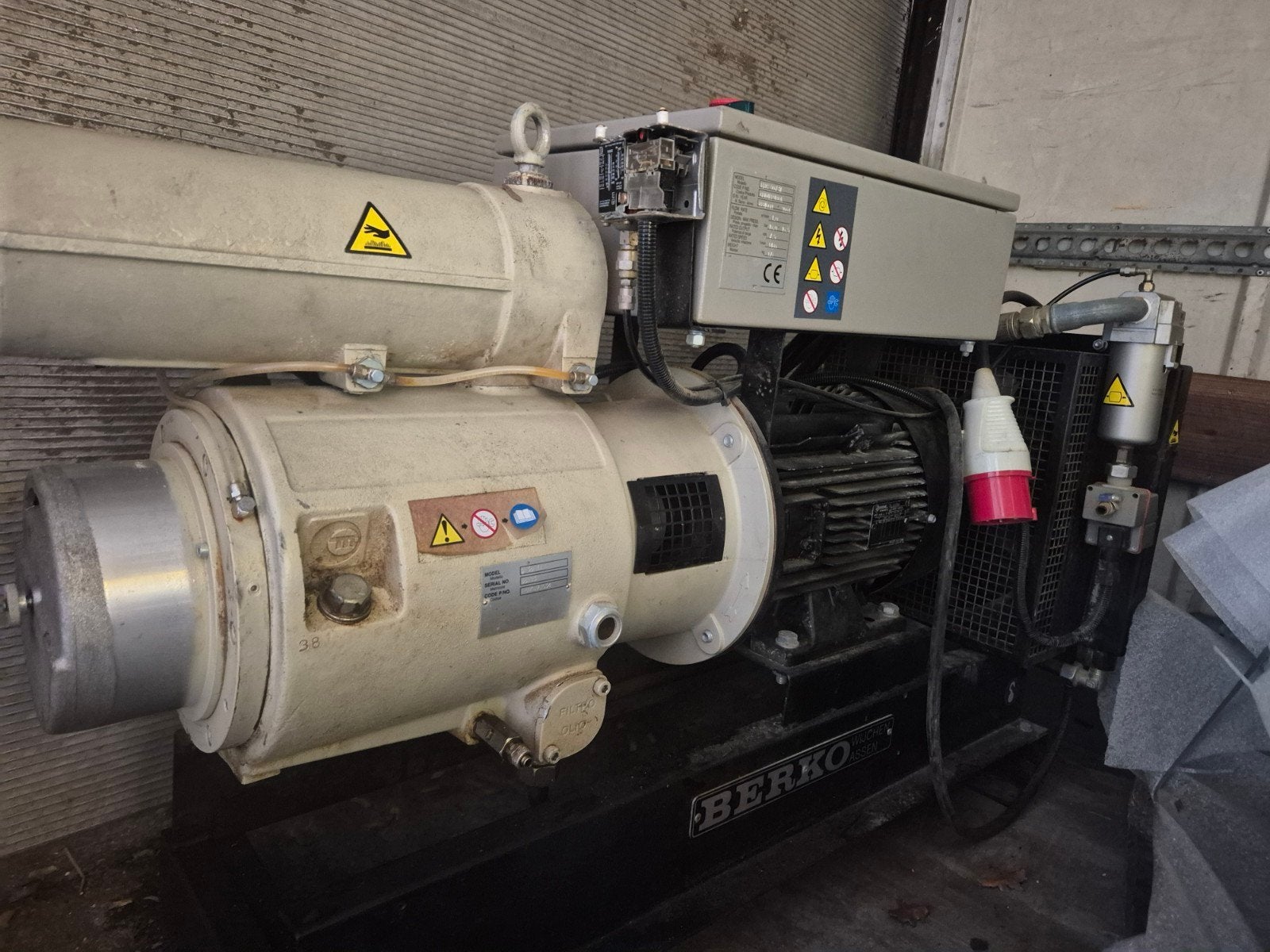 Berko ERC 507 H Compressor - 2001, 7.5 kW, Ophalen