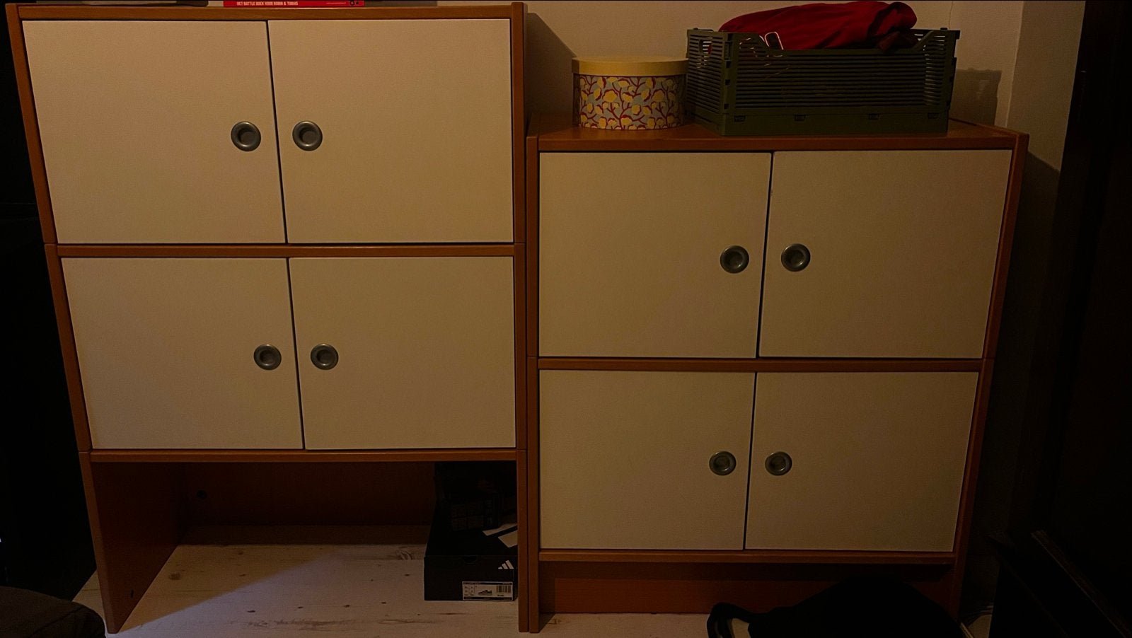 GRATIS set van 2 kasten met deuren - 100 cm en 120 cm hoog, Ophalen, Gebruikt, 100 tot 150 cm, 150 tot 200 cm
