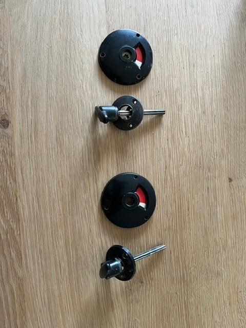 deurbeslag, Doe-het-zelf en Verbouw, Hang- en Sluitwerk, Ophalen of Verzenden, Gebruikt, Overige materialen, Slot