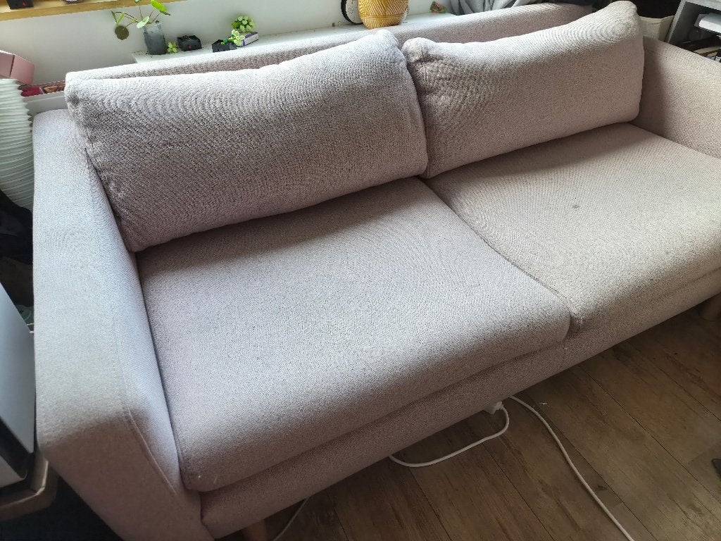 3 zitsbank roze wehkamp, Ophalen, Gebruikt, 150 tot 200 cm, Driepersoons
