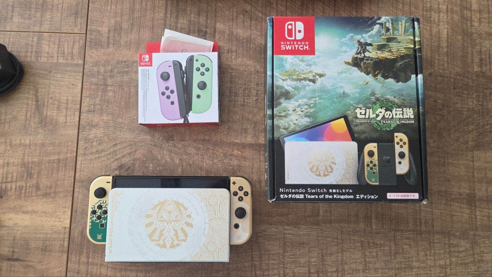 Nintendo Switch Oled (Special edition) + Accessoires, Switch OLED, Ophalen of Verzenden, Zo goed als nieuw, Met 3 controllers of meer