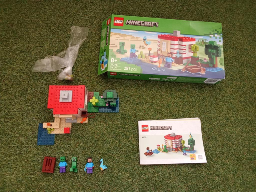 Lego Minecraft TNT huis, Ophalen of Verzenden, Zo goed als nieuw