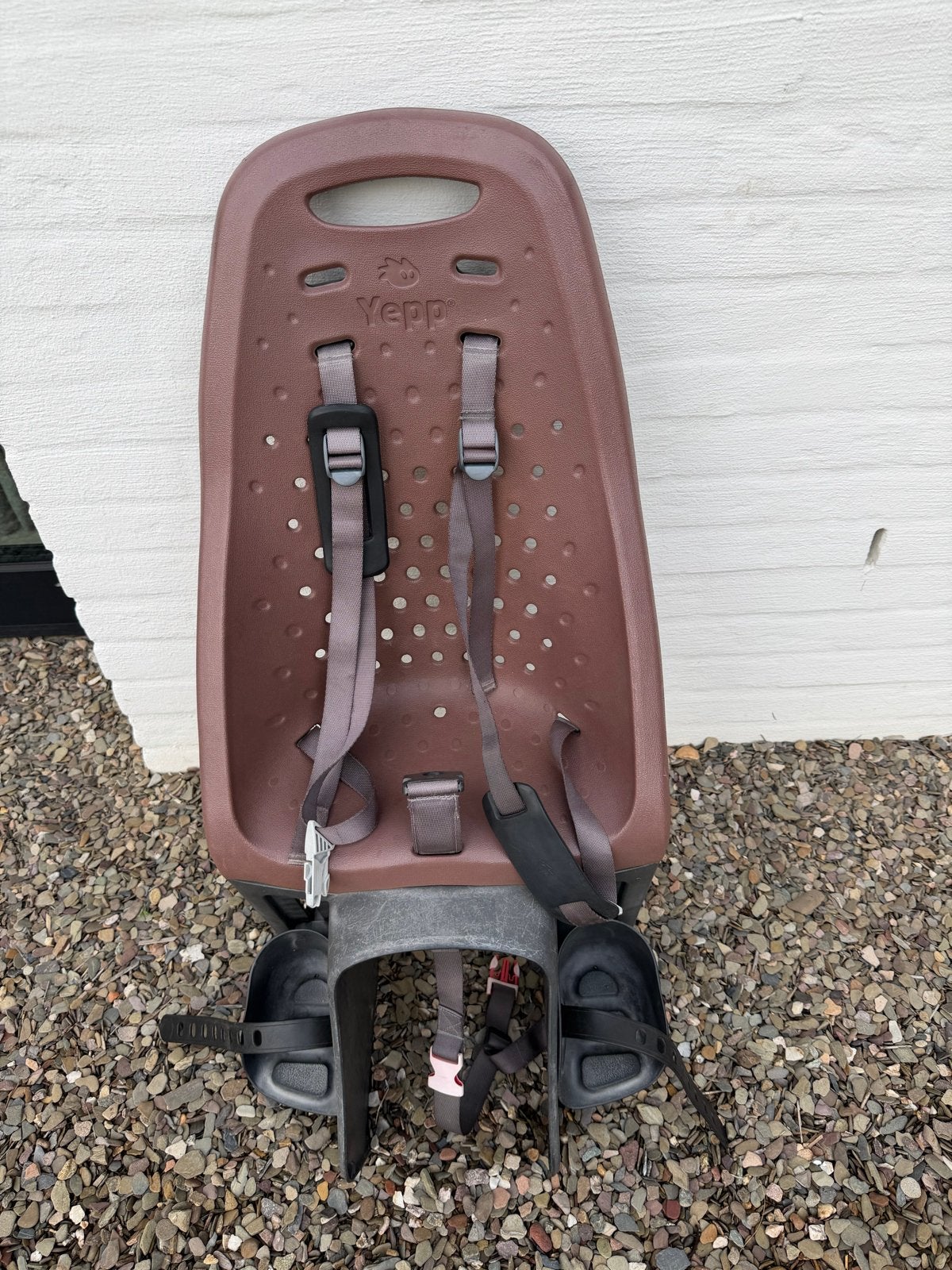 Yepp Achterzitje Bruin - Comfortabel en Veilig, Ophalen, Achterzitje, 9 t/m 18 kg, Gebruikt