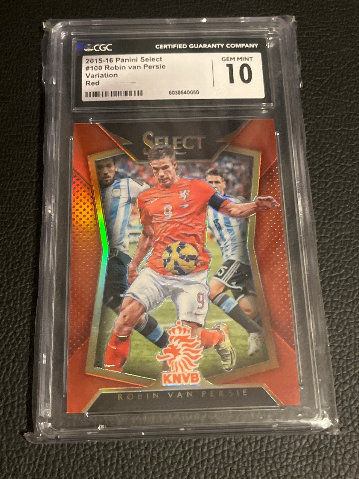 CGC 10 Robin van Persie 131/199 #100 Red Variation POP 2, Verzamelen, Sportartikelen en Voetbal, Ophalen of Verzenden, Nieuw, Overige binnenlandse clubs