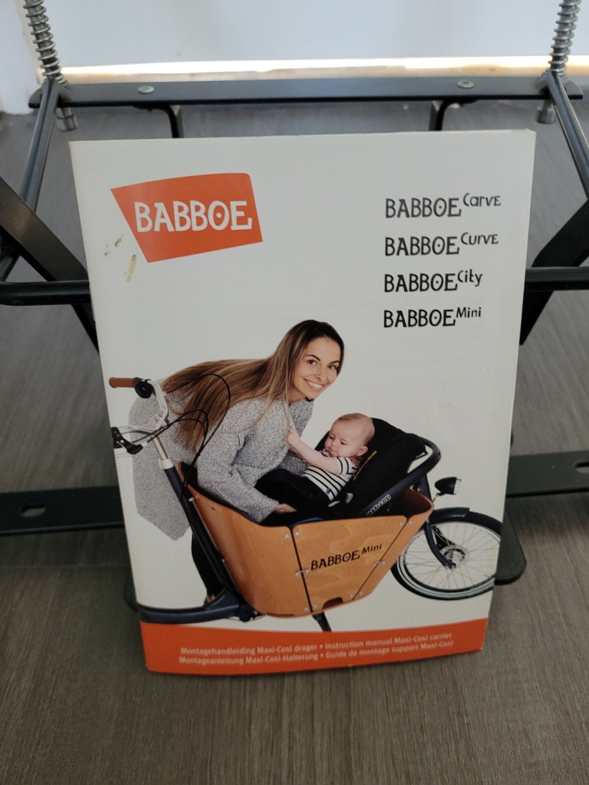 Babboe Maxi-Cosi drager voor bakfiets, Ophalen