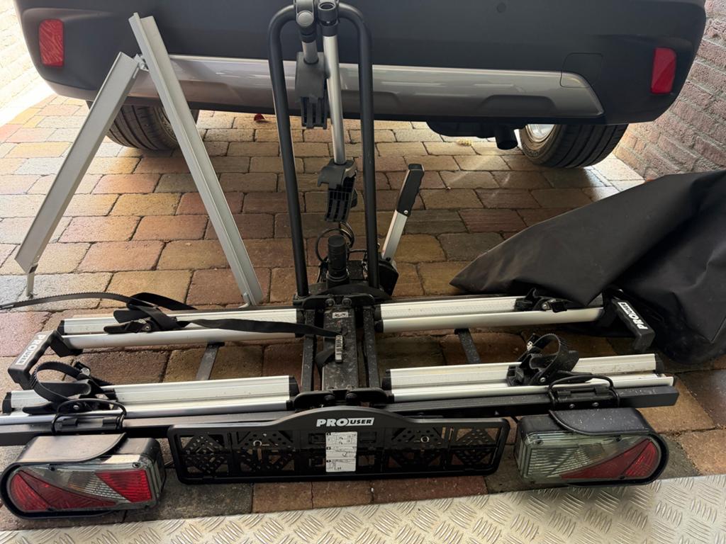 ProUser Diamant Fietsendrager 2 E-bikes incl. oprijgoot, Auto diversen, Fietsendragers, Ophalen, Zo goed als nieuw, 2 fietsen