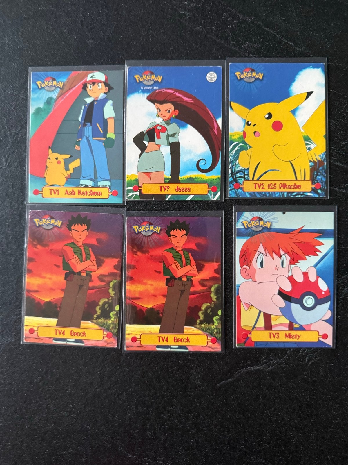 Topps Pokémon TV Animation Edition kaarten (6 stuks), Hobby en Vrije tijd, Ophalen of Verzenden, Zo goed als nieuw, Meerdere kaarten