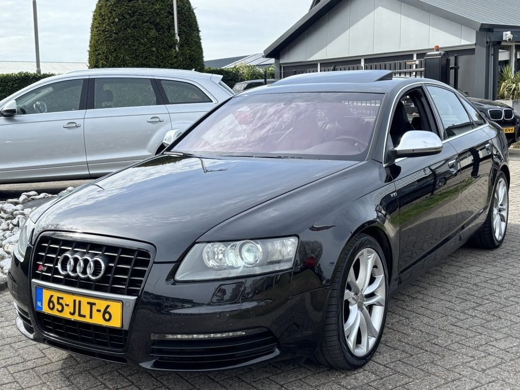 Audi A6 5.2 FSI V10 Sedan 2009 Schuifdak Youngtimer NL Auto, Automaat, Gebruikt, Bedrijf, Vierwielaandrijving