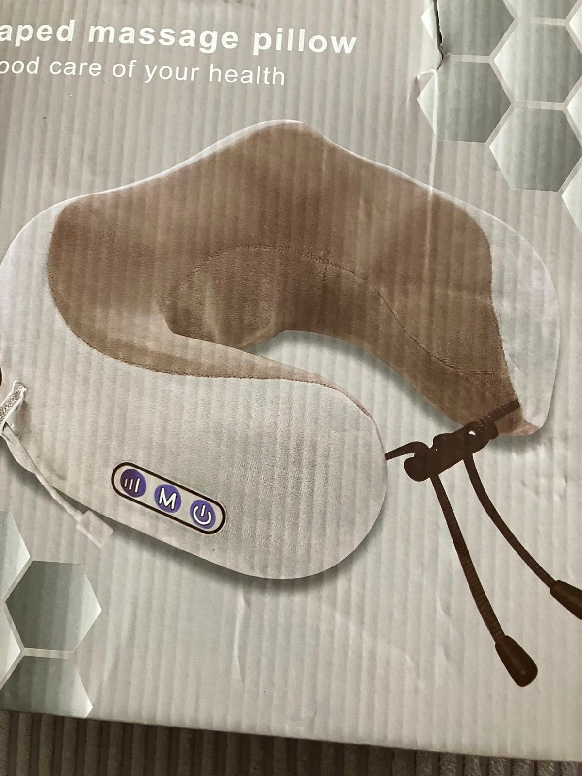 Nekmassagekussen met vibratie en warmtefunctie, Ophalen of Verzenden, Zo goed als nieuw, Massagestoel of Kussen