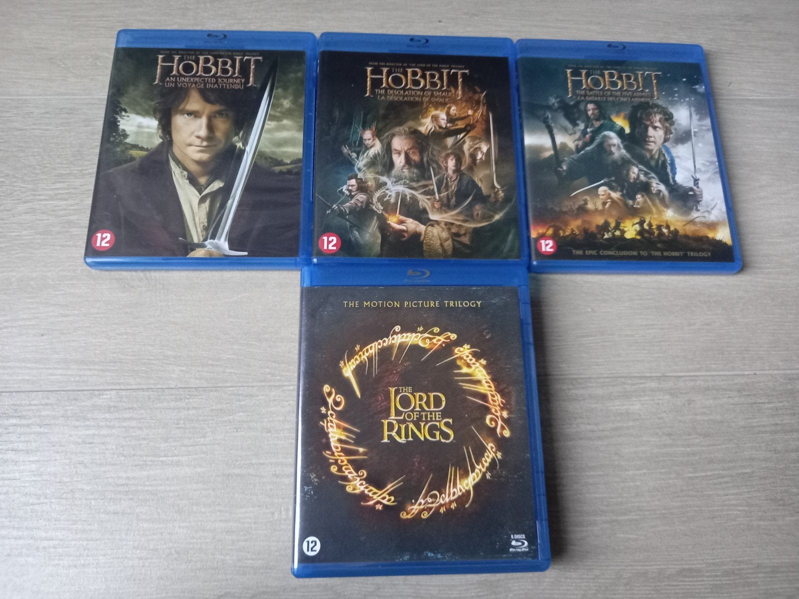 The Hobbit en The lord of the rings, Cd's en Dvd's, Engels, Nederlands, Science Fiction en Fantasy, Ophalen of Verzenden