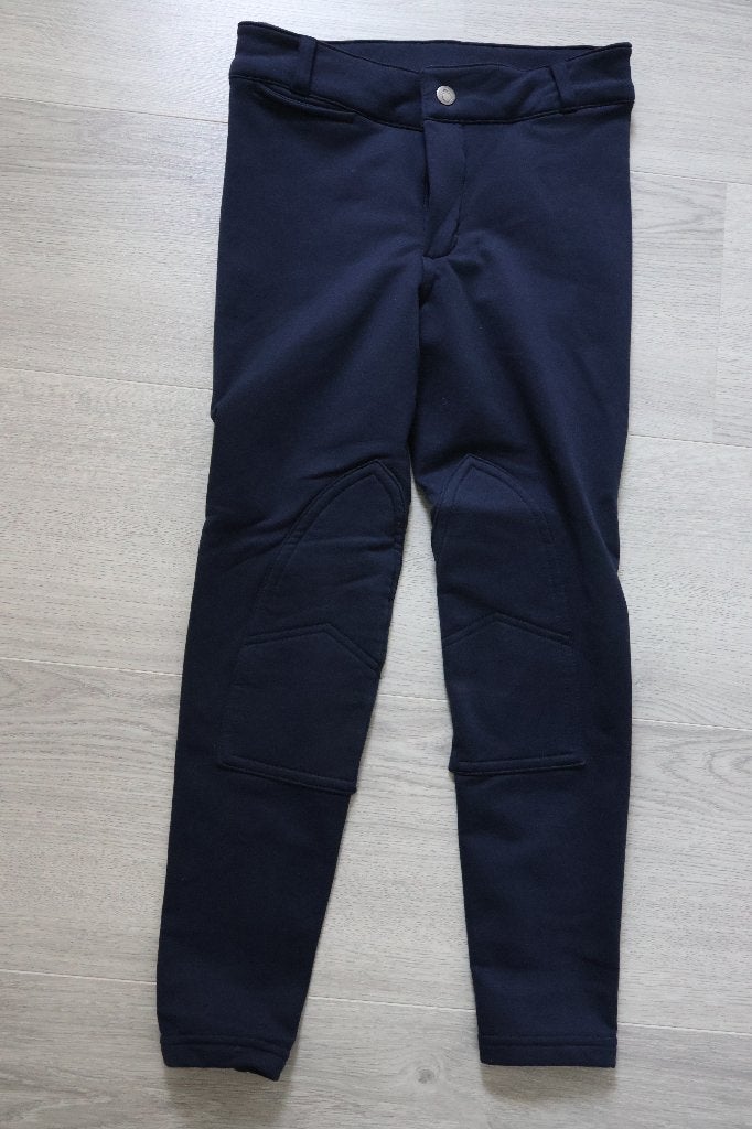 Nieuw paardrijbroek blauw 128, Dieren en Toebehoren, Paardrijkleding, Ophalen, Blauw, Kinderen, Dressuur