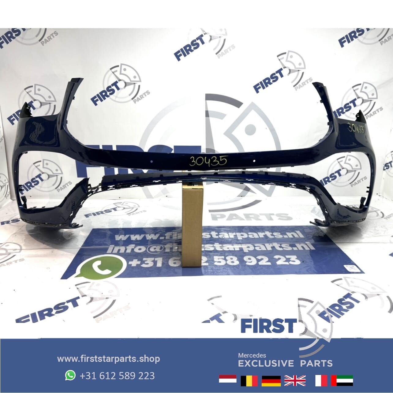 W167 V167 C167 GLE AMG VOORBUMPER BLAUW origineel Mercedes K, Gebruikt, -, Voor, Ophalen of Verzenden
