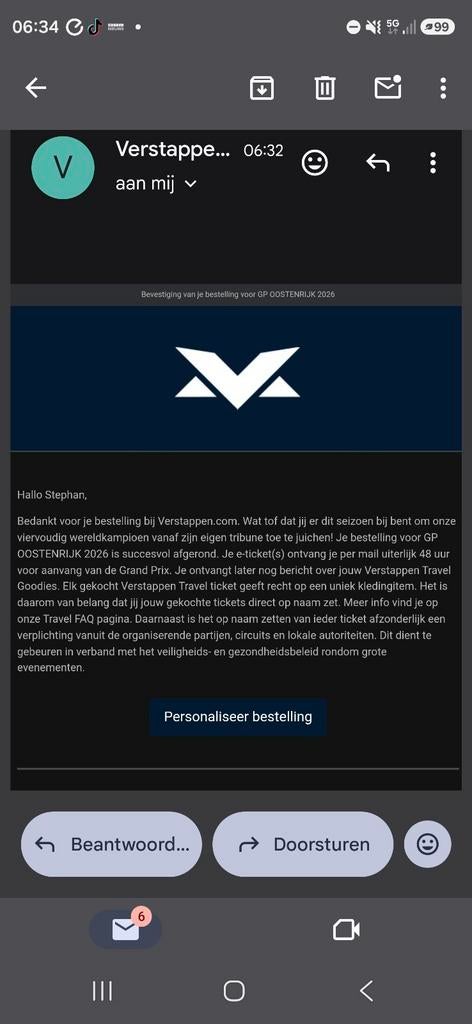 2 weekend kaarten f1 Oostenrijk inclusief gratis kleding, Ophalen of Verzenden, Nieuw