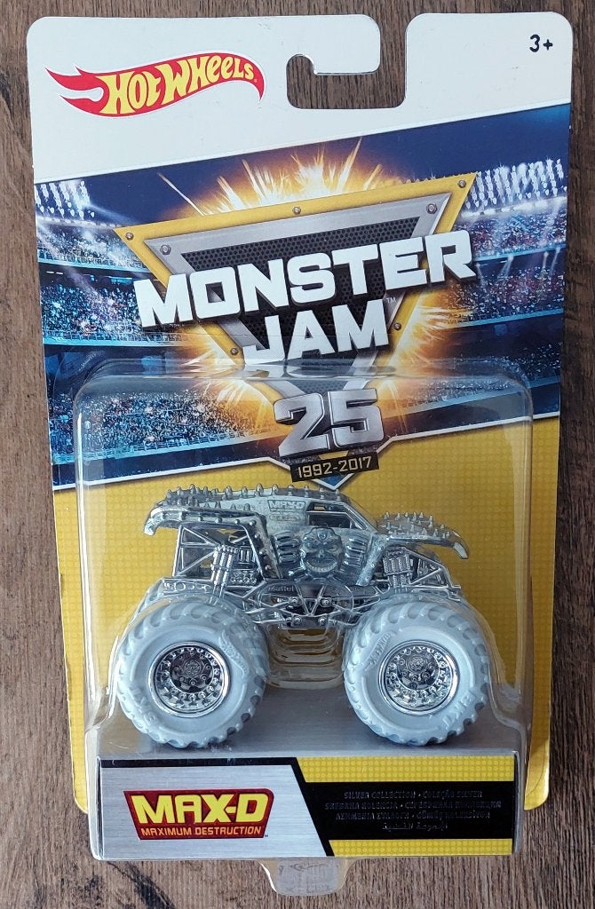 Hot Wheels Monster Jam MAX-D SILVER COLLECTION 1/64, Ophalen of Verzenden, Nieuw, Auto