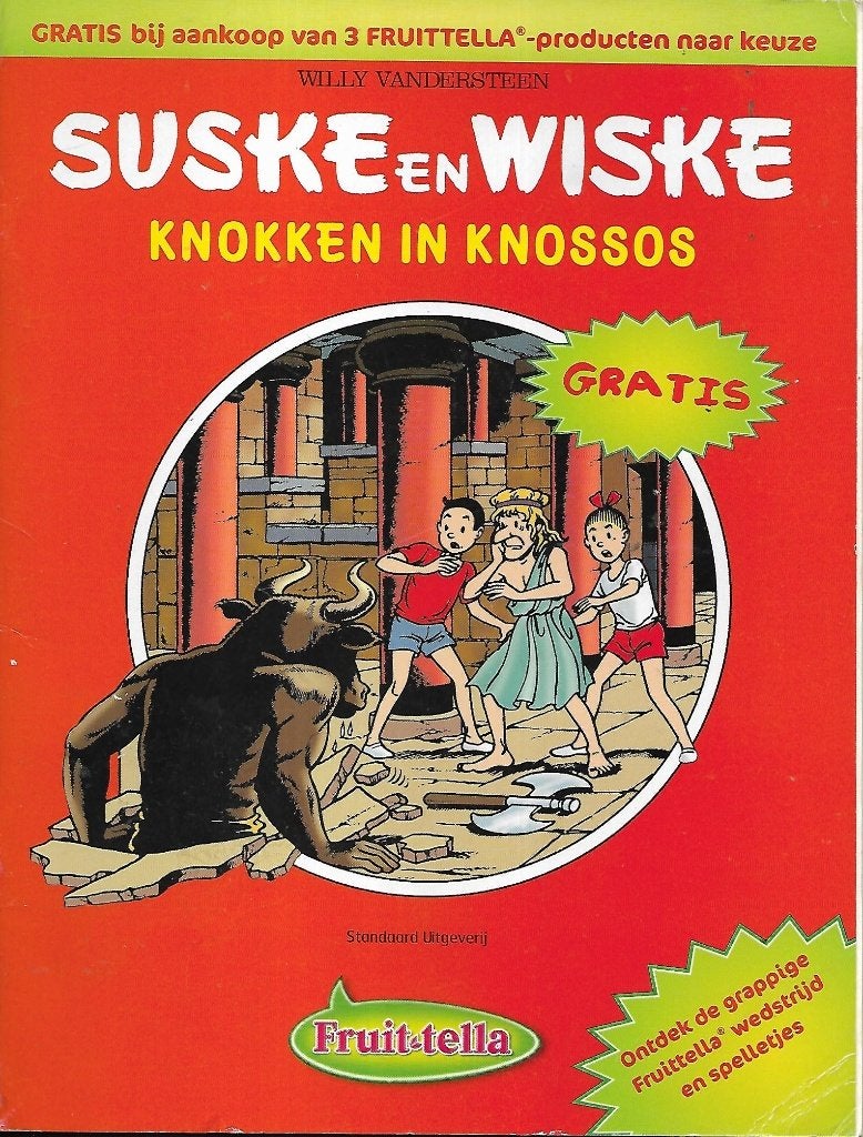 Suske en Wiske - Knokken in Knossos / Du rififi à Cnossos, Eén stripboek, Ophalen of Verzenden, Zo goed als nieuw