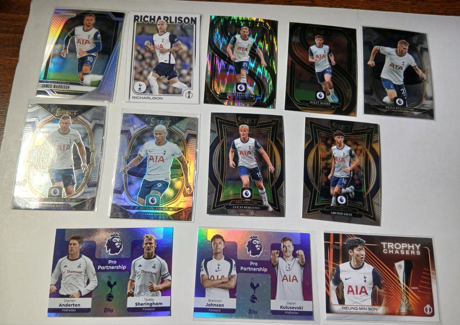 Tottenham Hotspur Voetbal Kaartjes Collectie, Ophalen of Verzenden, Gebruikt, Buitenlandse clubs, Spelerskaart