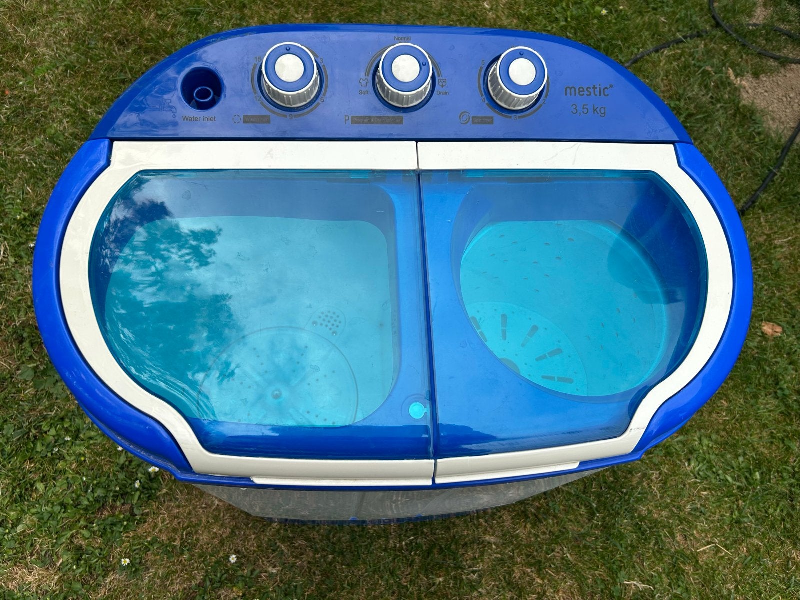Mestic MW-120 Wasmachine en Centrifuge (camping wasmachine), Ophalen, Minder dan 1200 toeren, Minder dan 85 cm, Minder dan 4 kg