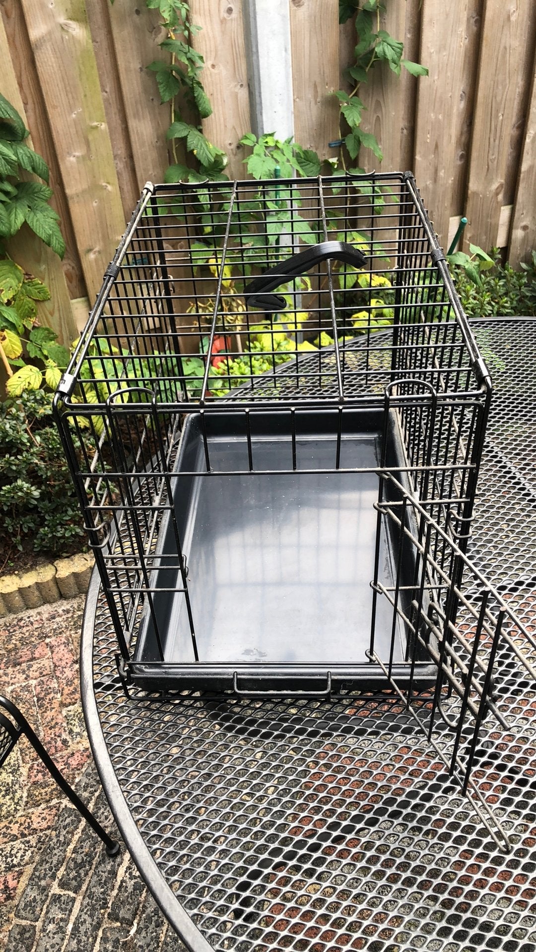 Katten reisbench, Ophalen