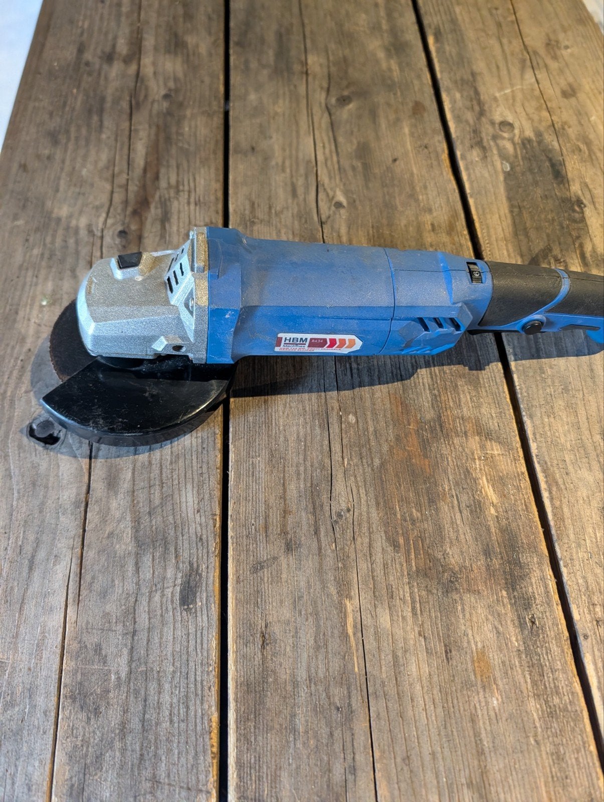 HBM Haakse Slijper 1100W - Zo goed als nieuw, Ophalen, Zo goed als nieuw, 1000 watt of meer, Haakse handslijpmachine