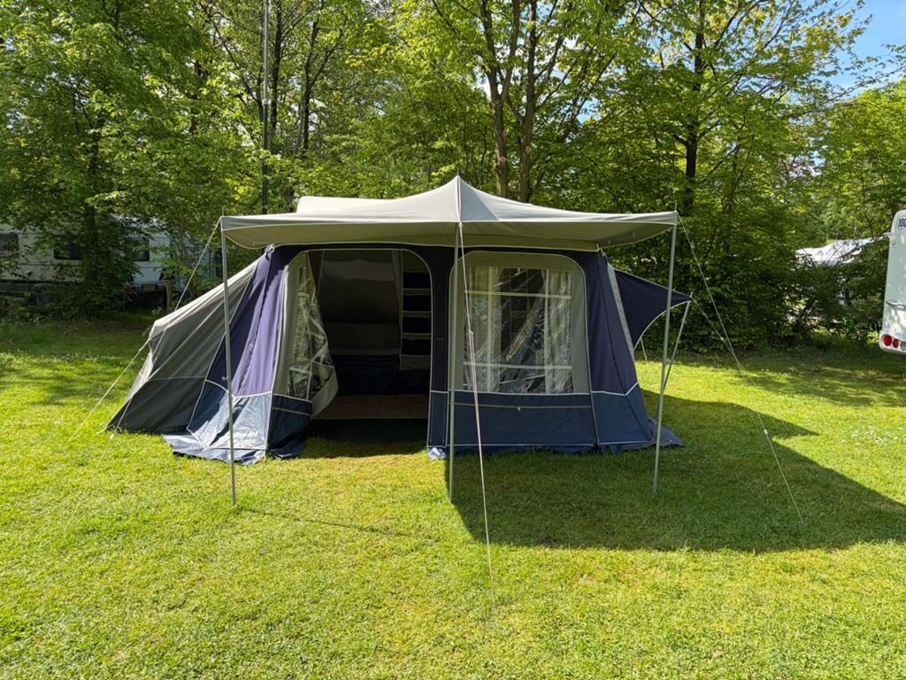 Camp-let Concorde vouwwagen Incl. Gastencabine zeer compleet, Caravans en Kamperen, Ophalen of Verzenden, Gebruikt, Tot en met 6