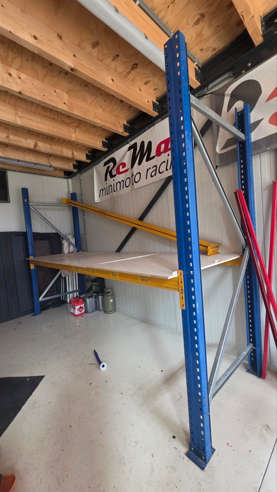 Stevige pallet stelling- Ideaal voor opslag, Ophalen