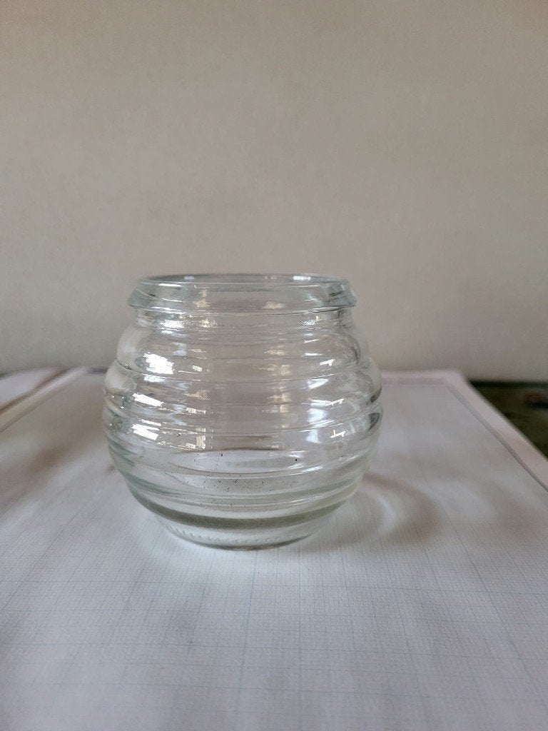 waxinelichtje sfeerlicht, Ophalen of Verzenden, Zo goed als nieuw, Glas, Waxinelichthouder