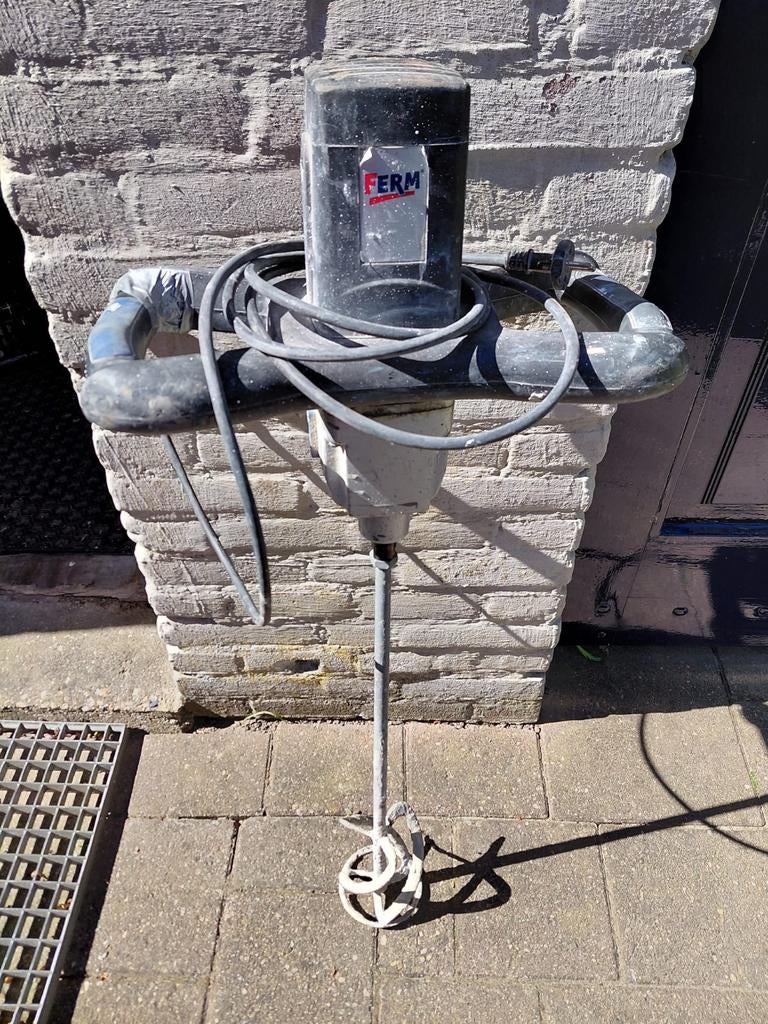 FERM stuc-, verf- en/of cementmixer, Ophalen, Gebruikt