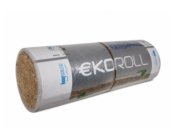Partij Knauf Ekoroll Glaswol Isolatierol 100 mm, Ophalen, Nieuw, 15 m² of meer, 8 tot 12 cm