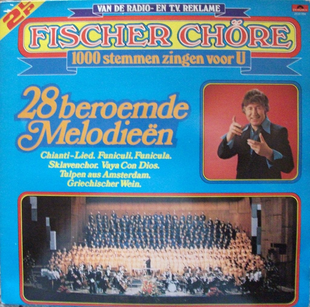 Dubbel LP Fischer Chöre - 28 Beroemde Melodieën., LP, Verzenden, 12 inch, Dubbel-LP