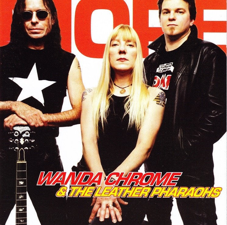 SALE--CD WANDA CHROME & THE LEATHER PHARAOHS-More, Verzenden, Zo goed als nieuw, Poprock