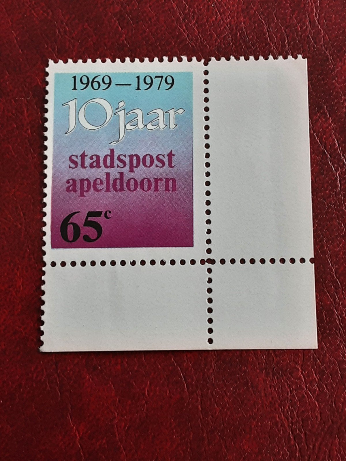 Stadspost Apeldoorn.  10 Jaar Stadspost Apeldoorn 65ct ( pf), Postzegels en Munten, Ophalen of Verzenden