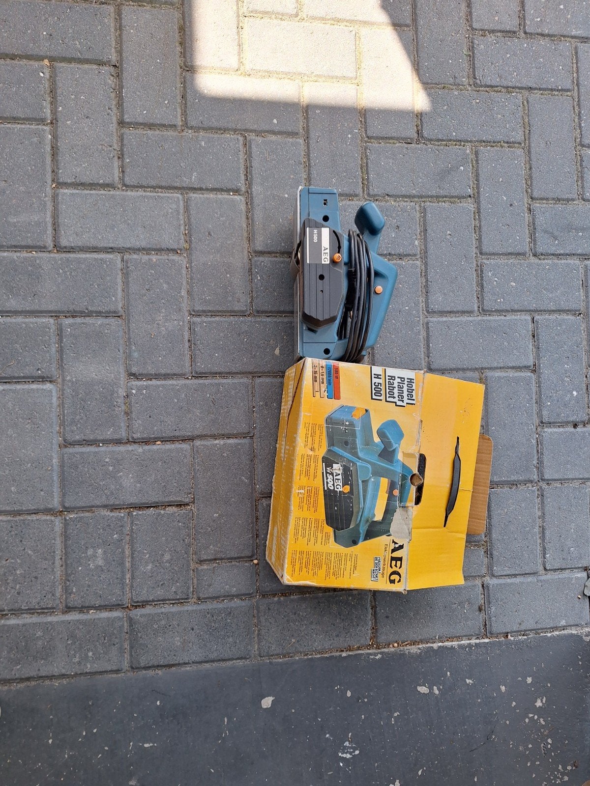 AEG H500 elektrische schaafmachine, Doe-het-zelf en Verbouw, Ophalen of Verzenden, Gebruikt, Overige typen, Overige merken