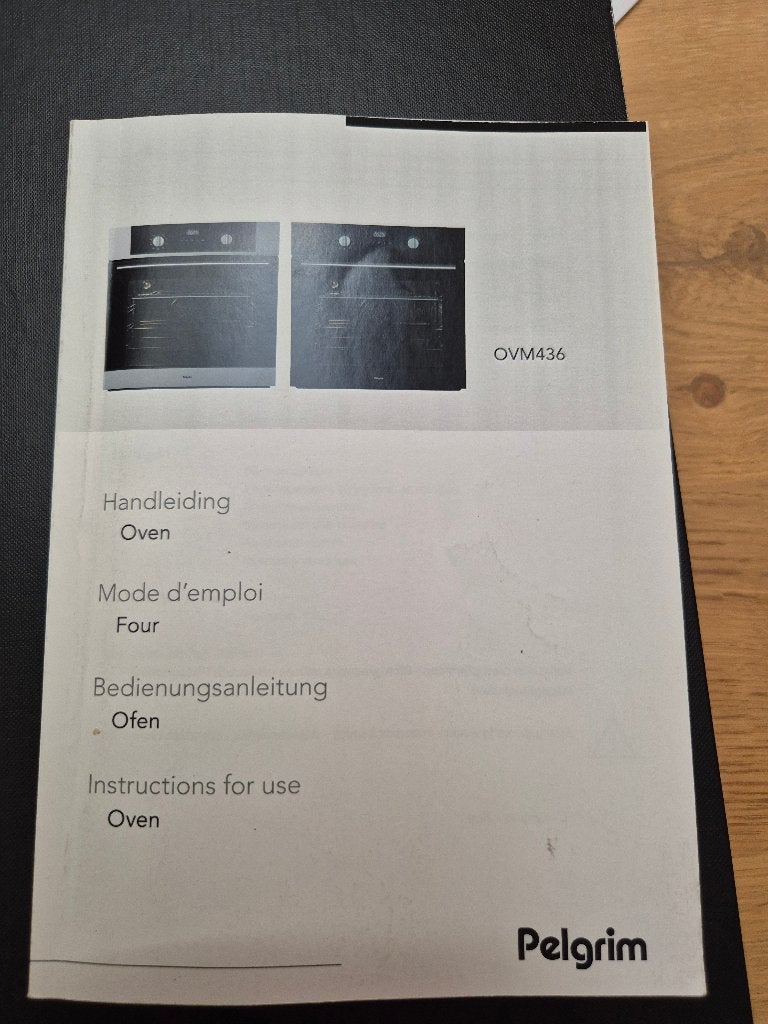 Inbouwoven, Witgoed en Apparatuur, Ovens, Ophalen, Hete lucht, Pelgrim, Inbouw