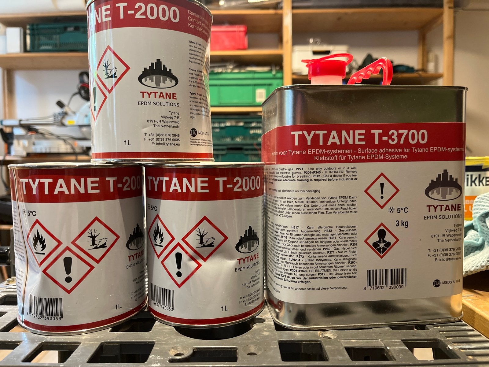 Tytane EPDM Solutions Lijm en Kit - T-2000 & T-3700, Doe-het-zelf en Verbouw, Overige materialen, Overige kleuren, Overige typen