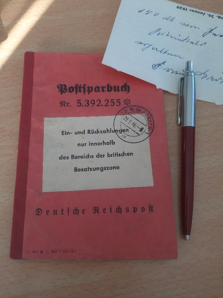 Postsparbuch Deutsche Reichspost (NSDAP WW2), Verzenden, Landmacht, Duitsland, Boek of Tijdschrift