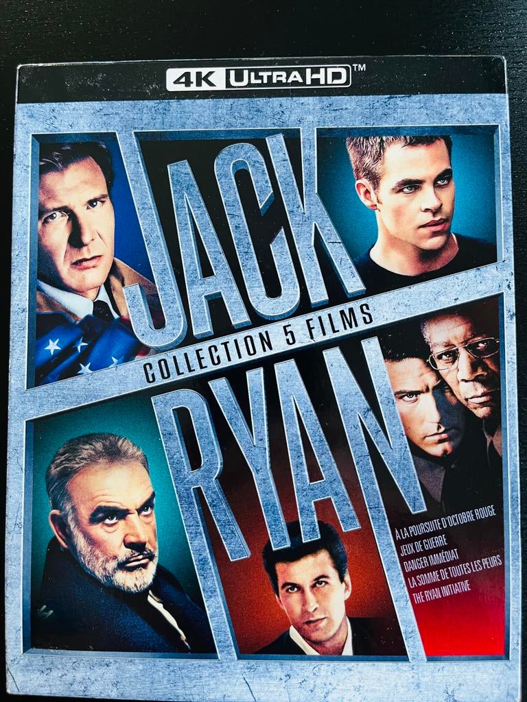 Jack Ryan Collection 5 Films 4K Ultra HD, Cd's en Dvd's, Blu-ray, Zo goed als nieuw, Actie, Boxset, Ophalen of Verzenden