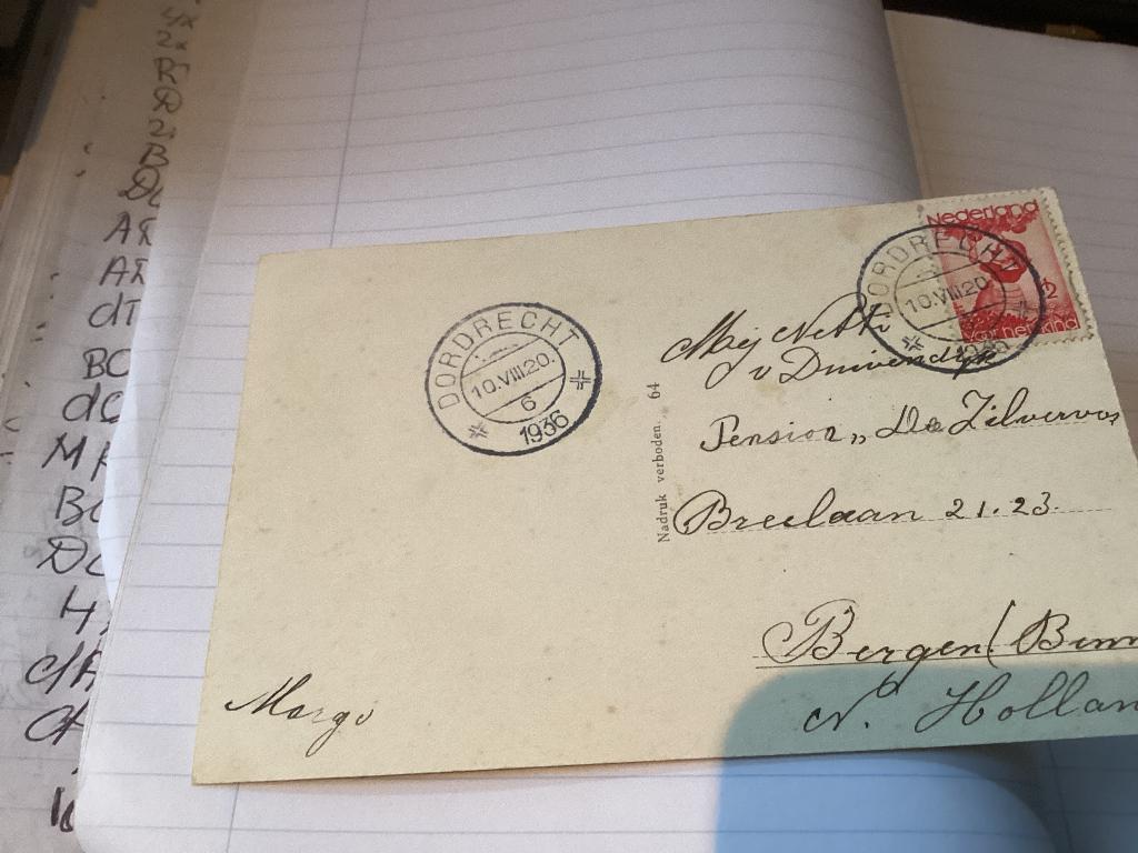 No2025 Dordrecht 10-8-1936 Nederland jaargangen fdc 1963 tm, Ophalen, Onbeschreven, Nederland