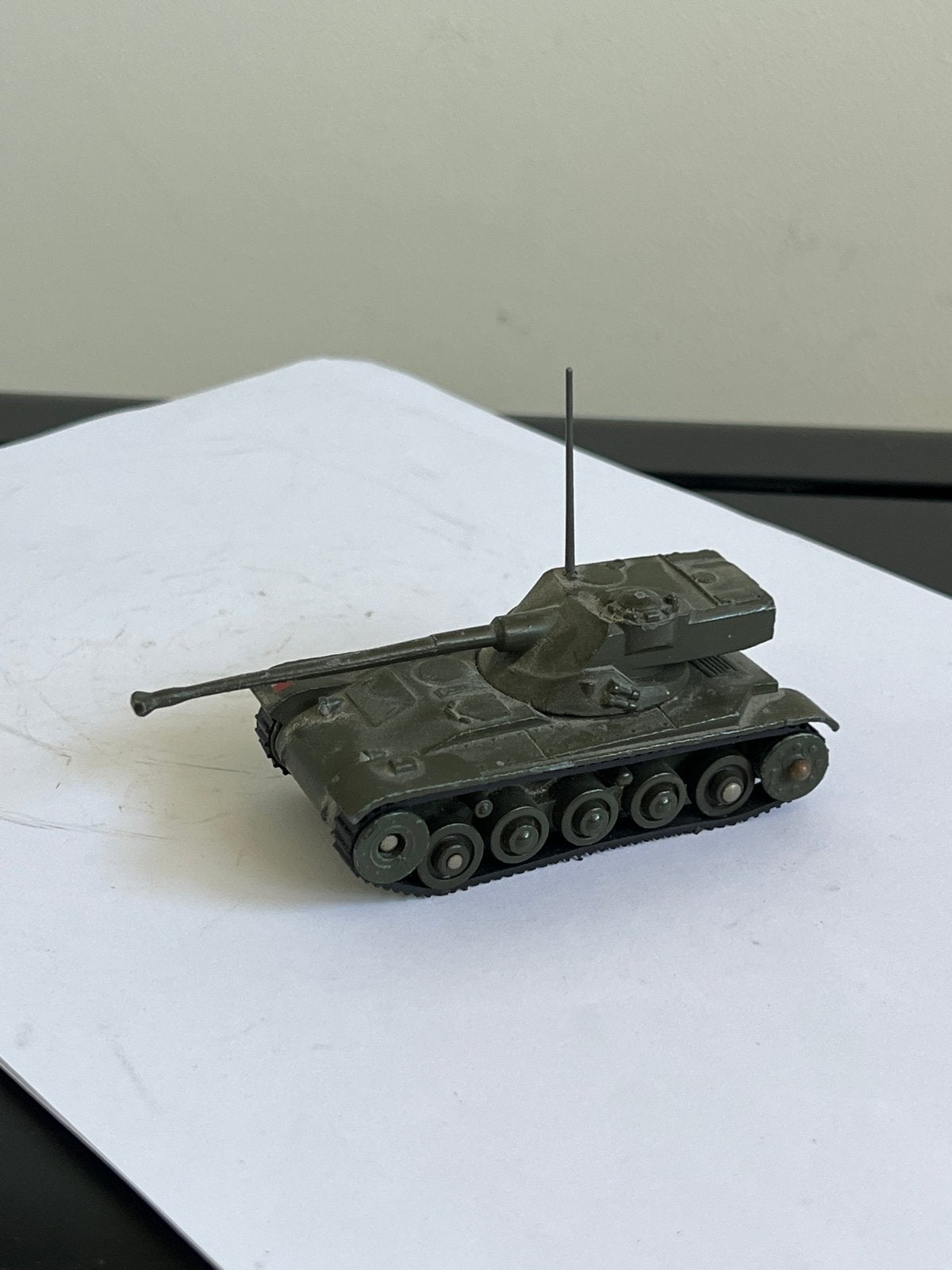 Dinky Toys Char AMX Tank - Vintage Militair Voertuig, Ophalen of Verzenden, Gebruikt