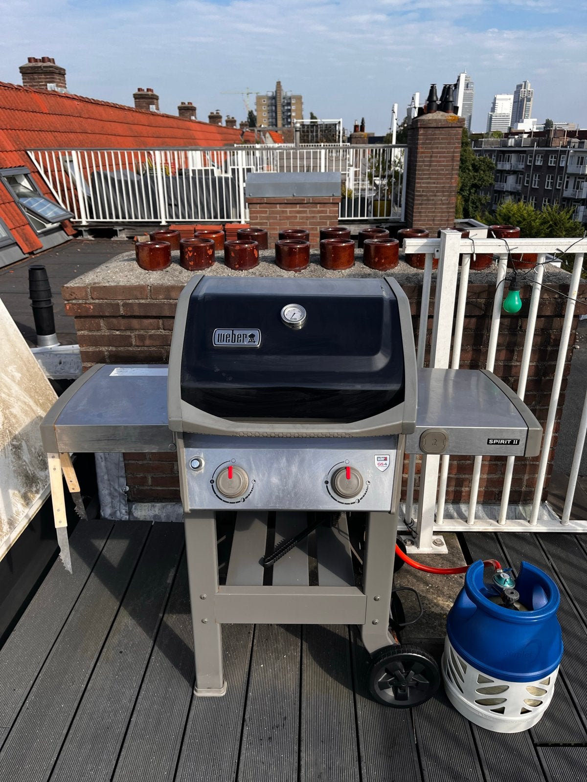 Weber Gasbarbecue met hoes