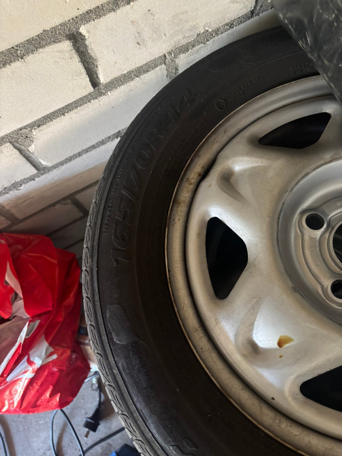 Chevrolet spark velgen 2 stuks, Ophalen of Verzenden, Gebruikt, Chevrolet