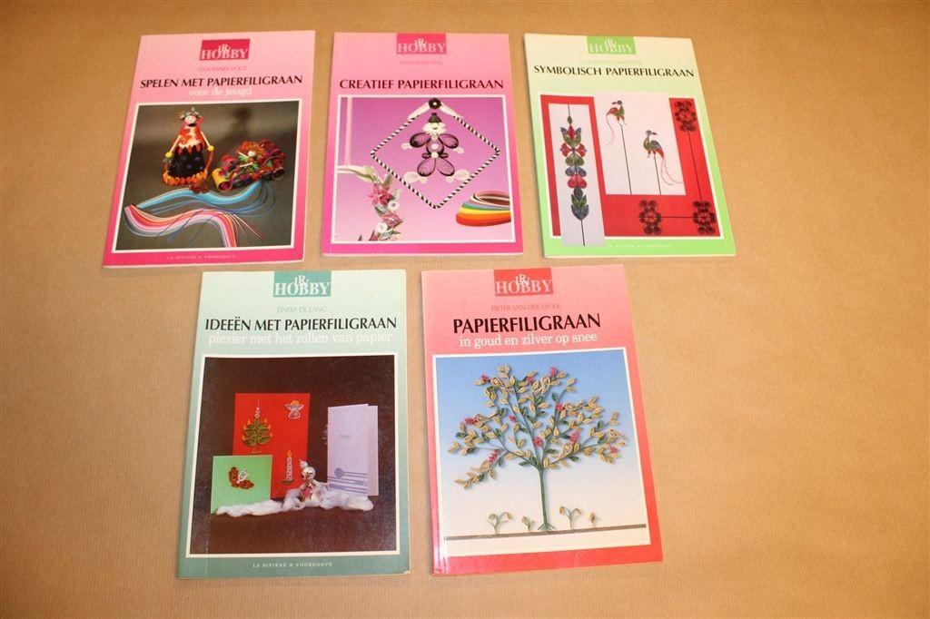 Papierfiligraan — 5 Hobbyboeken met Patronen, Ophalen of Verzenden, Gelezen, Borduren en Naaien