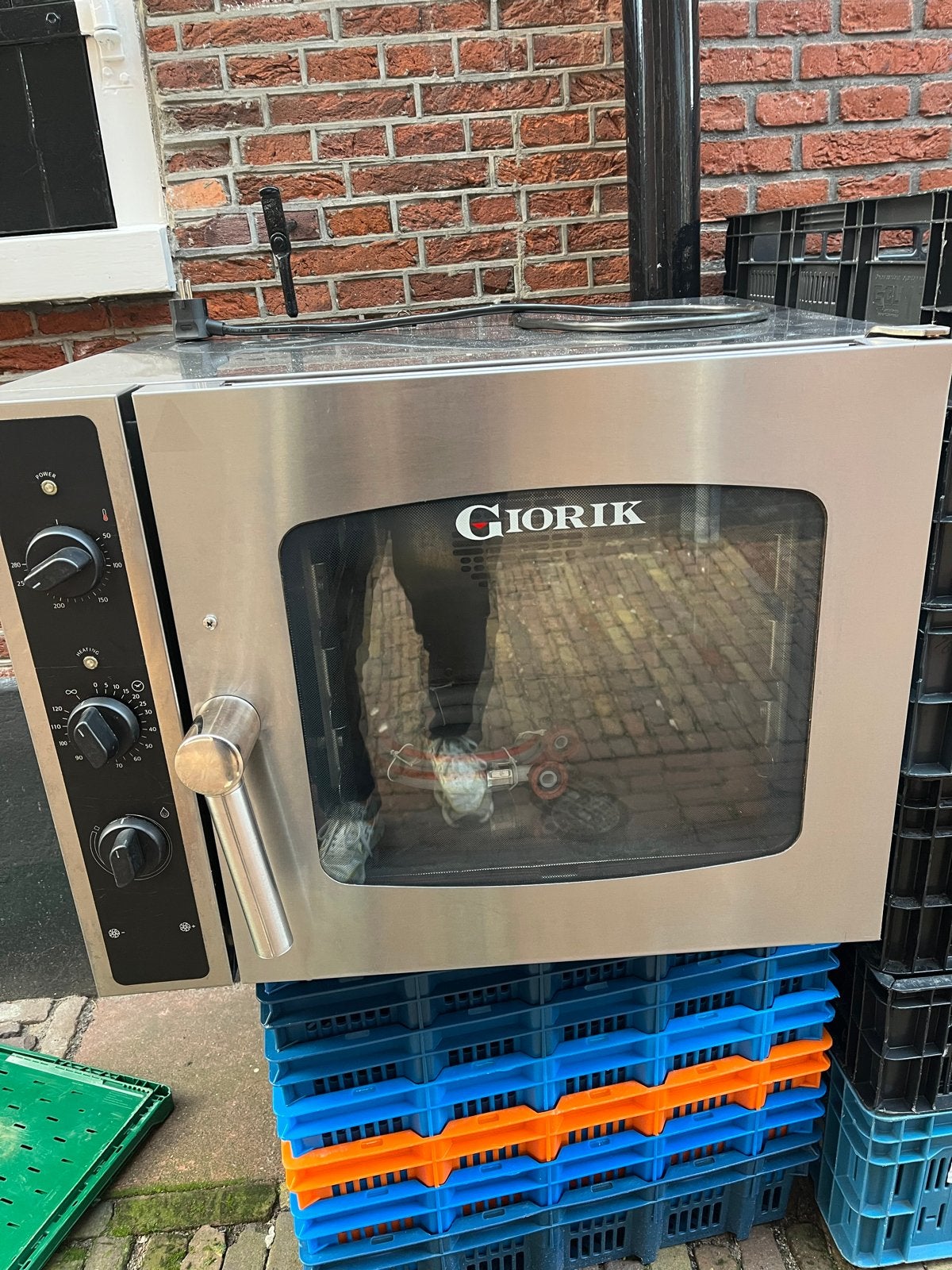 Giorik Convectie Oven met Vochtinjectie - Horeca Kwaliteit, Witgoed en Apparatuur, Ophalen, 50 tot 55 cm, Horeca-oven, Hete lucht