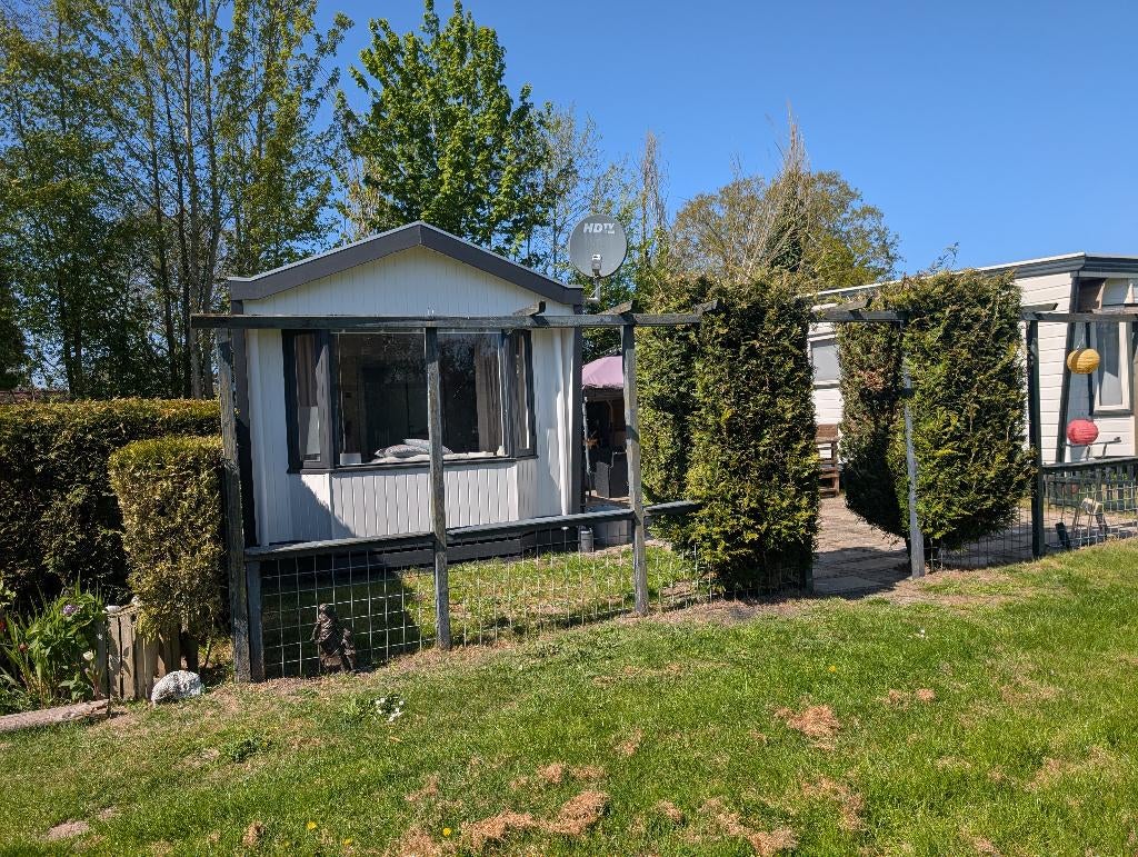 Gezellig chalet op Europarcs Biddinghuizen, Caravans en Kamperen, Stacaravans, tot en met 4, Ophalen of Verzenden