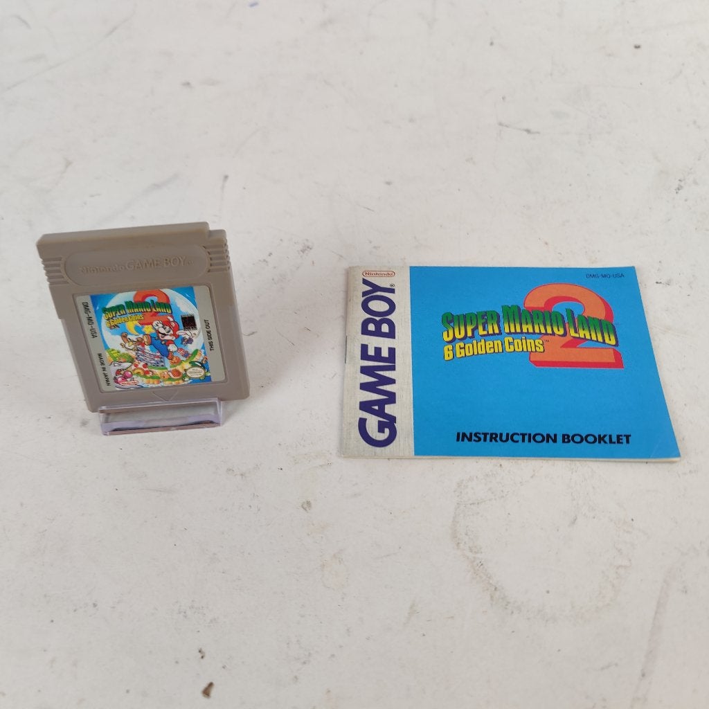 Super Mario land 2: 6 golden coins Gameboy + boekje, Spelcomputers en Games, Avontuur en Actie, 1 speler, Ophalen of Verzenden