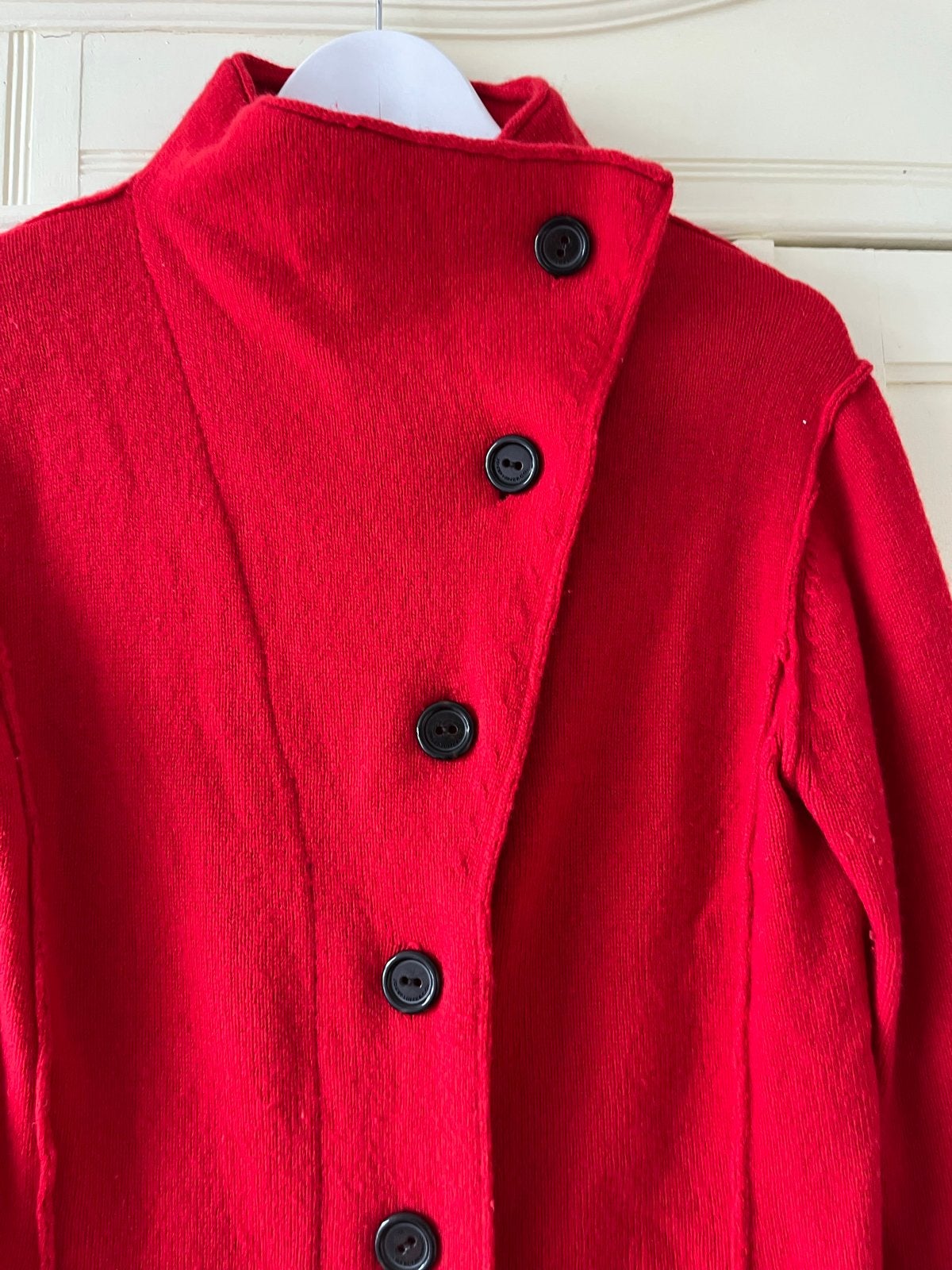 Rood lamswollen vest/jasje - Josephine & Co, Verzenden, Gedragen, Maat 46/48 (XL) of groter, Rood
