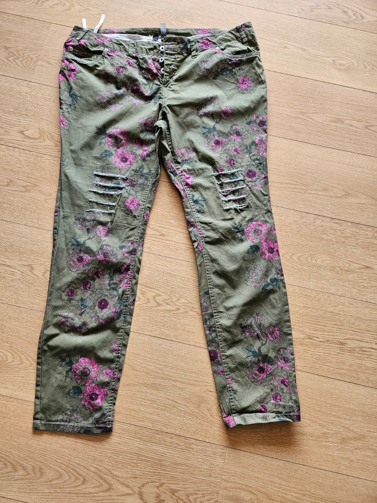 Broek maat 48, Kleding | Dames, Broeken en Pantalons, Rainbow, Maat 46/48 (XL) of groter, Ophalen of Verzenden, Lang