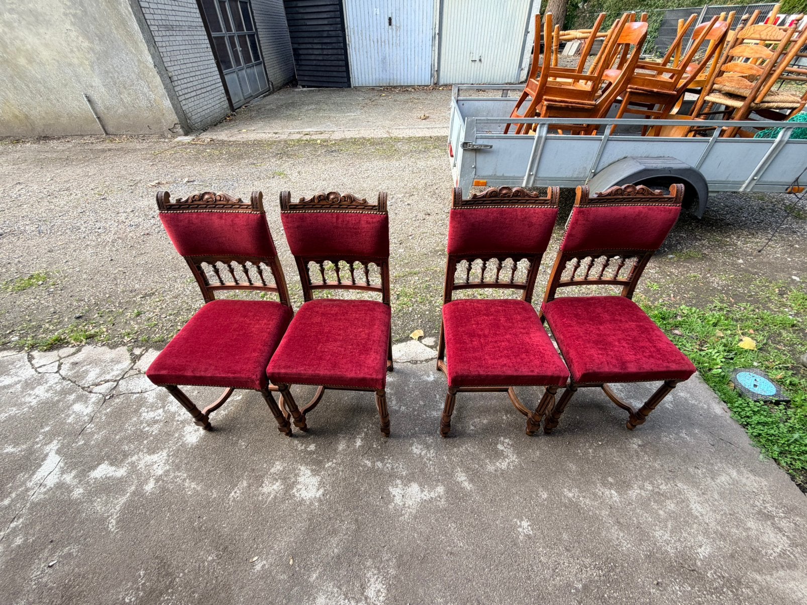 6 st henry deux stoelen, Ophalen