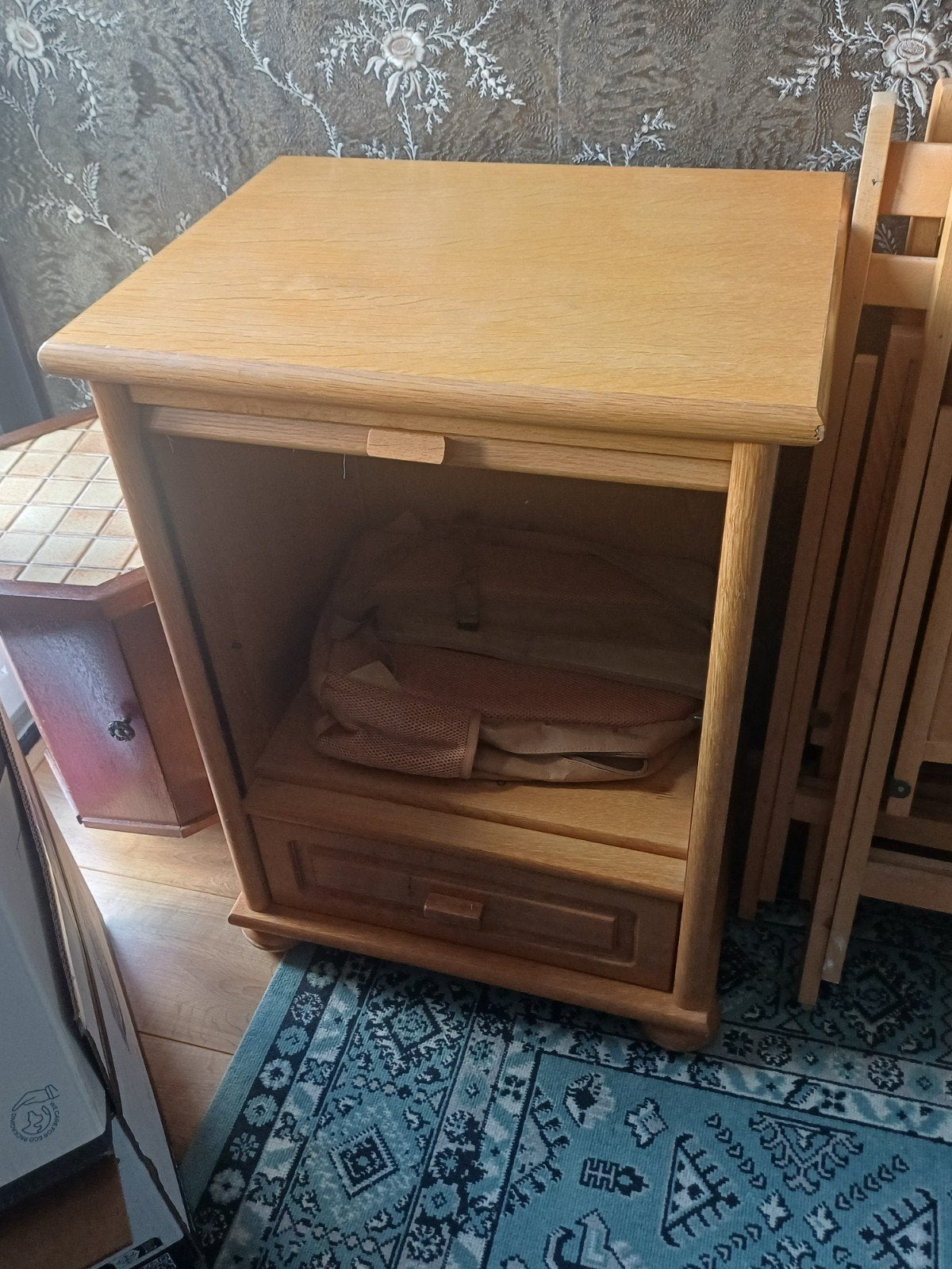 stereomeubel, Ophalen, Gebruikt, Eikenhout, 50 tot 100 cm