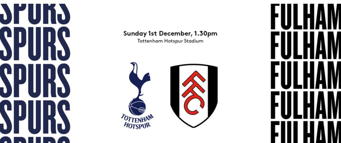 Tottenham Hotspur- Fulham 2 tickets, Tickets en Kaartjes, Losse kaart, Twee personen, December, Buitenland