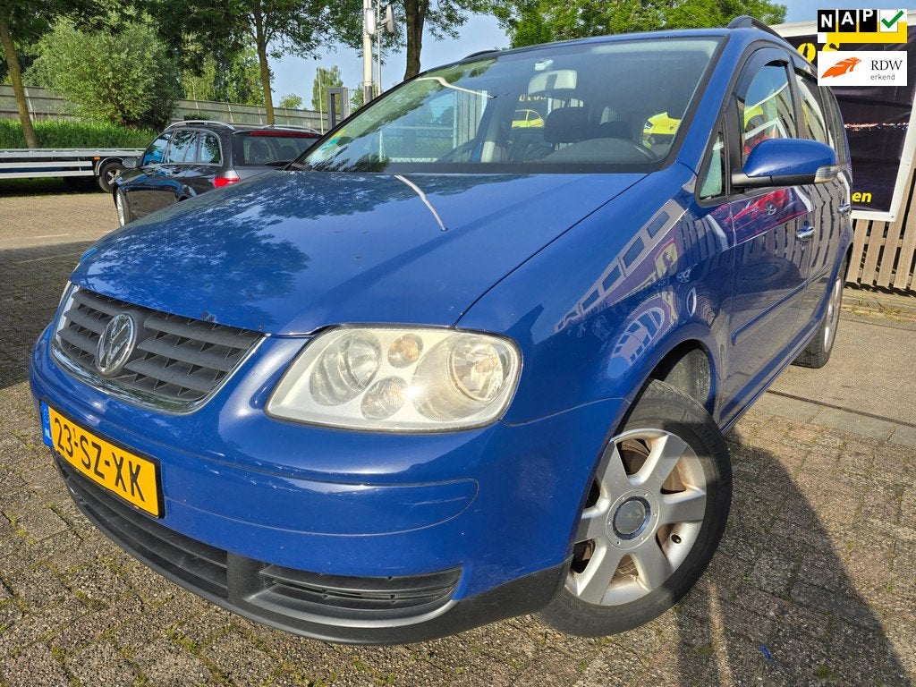 Volkswagen Touran 1.6-16V FSI Business/airco/2e eigenaar/apk, Auto's, Volkswagen, Gebruikt, 4 cilinders, 116 pk, Origineel Nederlands